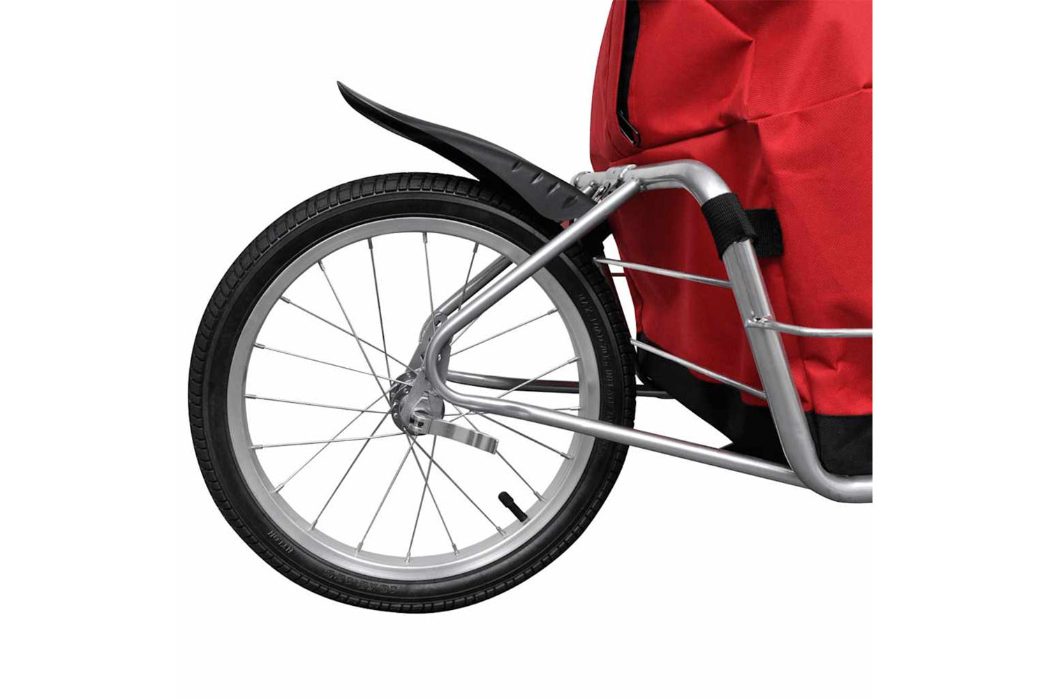 Vidaxl Bike Trailer One-wheel With Storage Bag-7