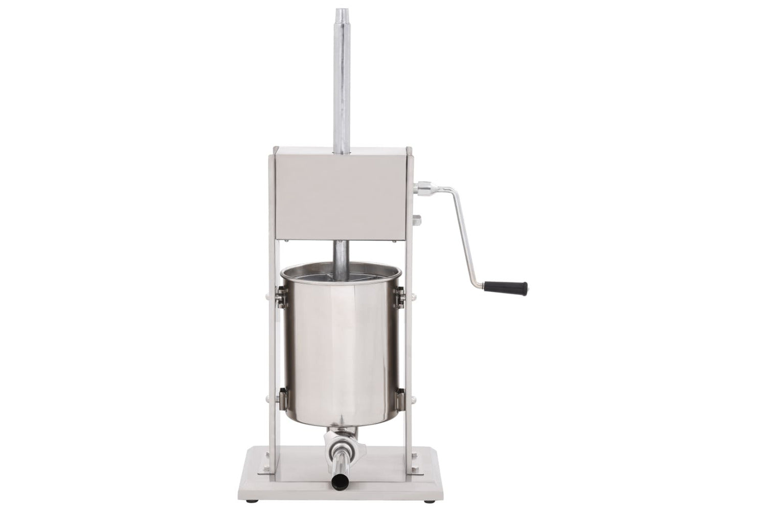 Vidaxl 50964 Manual Sausage Stuffer Silver 10 L Stainless Steel