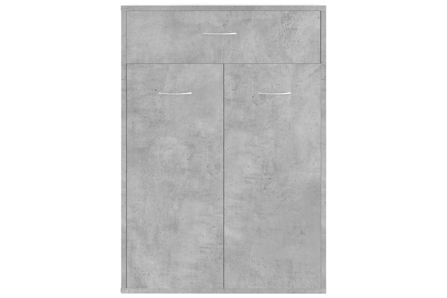 vidaXL 801075 Shoe Cabinet Concrete Grey 60x35x84cm Engineered Wood-5