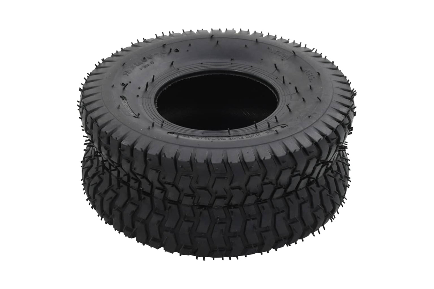 Vidaxl 145274 4 Piece Wheelbarrow Tire And Inner Tube Set 15x6.00-6 4pr Rubber-6