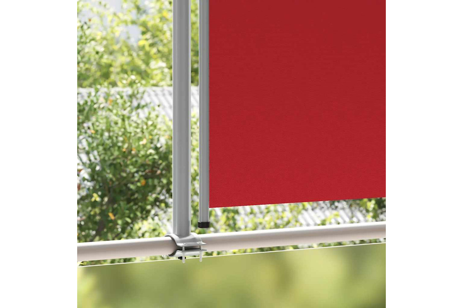 vidaXL Patio Retractable Side Awning 160x300cm Red-2