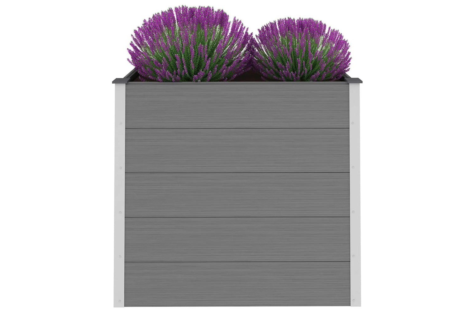 vidaXL 43604 Garden Raised Bed Wpc 100x50x91cm Grey-2