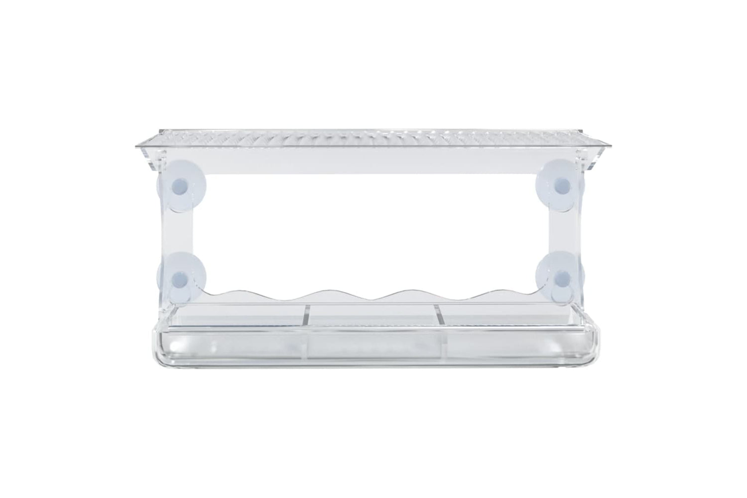 vidaXL 318304 Window Bird Feeders 2 Pcs Acrylic 30x12x15cm-3