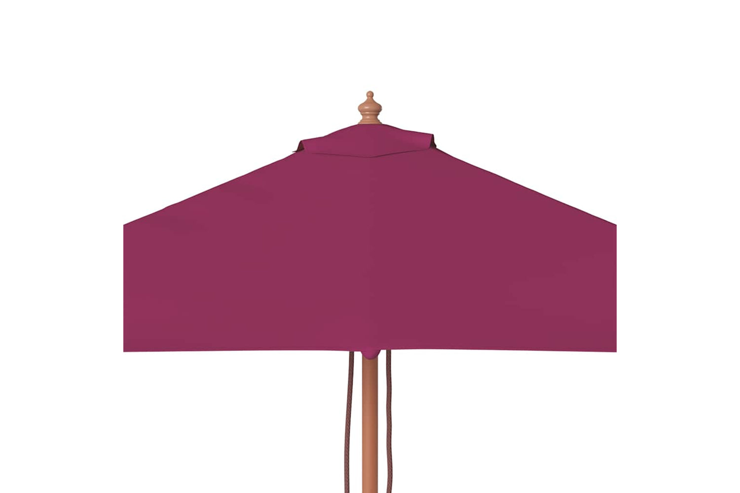 vidaXL 44537 Outdoor Parasol With Wooden Pole 150x200cm Bordeaux Red-6