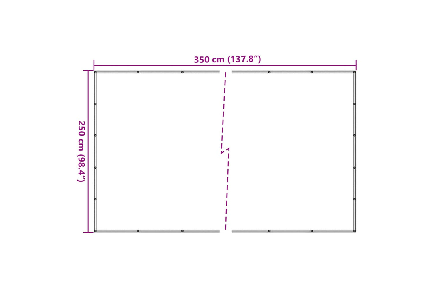 vidaXL 144993 Trailer Net Hdpe 2.5x3.5 M Black-7