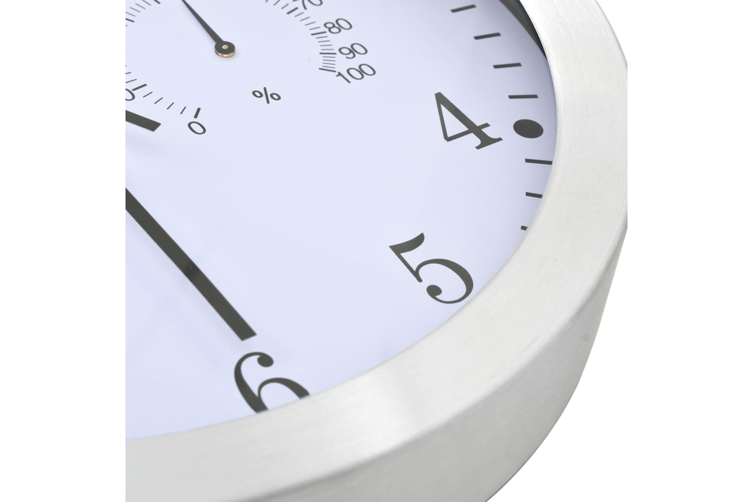 Vidaxl 50623 Wall Clock With Hygrometer and Thermometer 30 cm | White-4