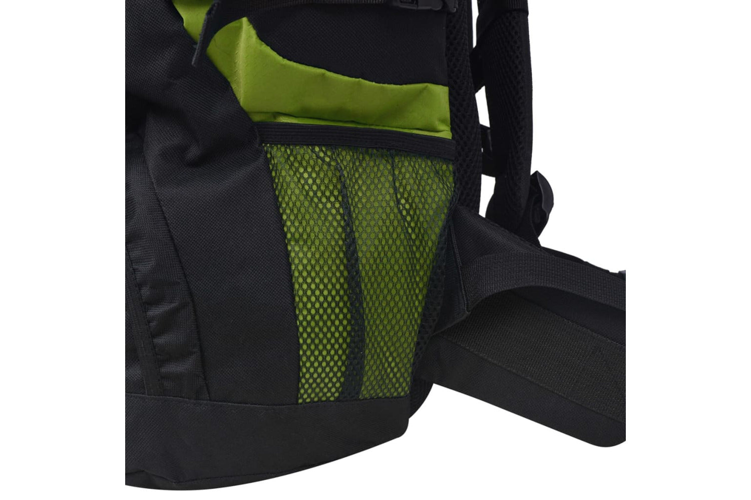 Vidaxl 91104 Hiking Backpack Xxl 75 L Black And Green-3