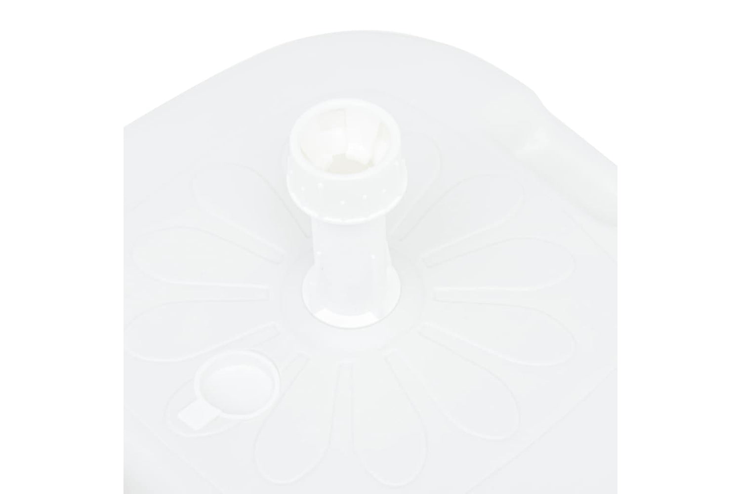Vidaxl 48773 Umbrella Base Sand/water Filled 16 L White Plastic-5