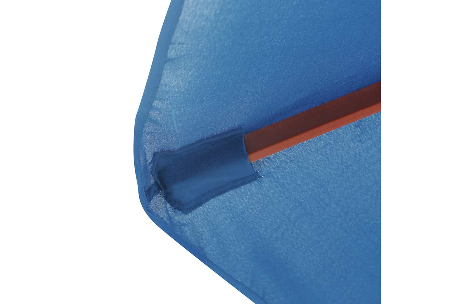 vidaXL 47139 Outdoor Parasol With Wooden Pole 350cm Blue-5