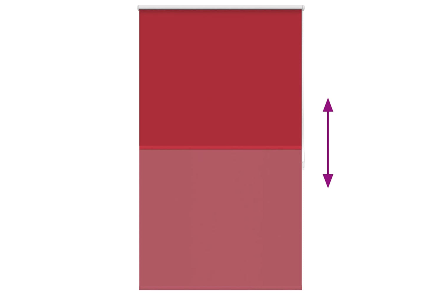 Vidaxl Roller Blind Blackout 100 X 175 Cm Red-8