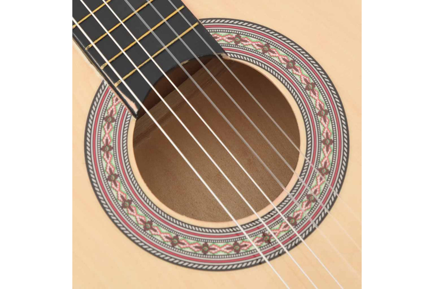 vidaXL 70130 Western Acoustic Cutaway Guitar With 6 Strings 38 Basewood-6