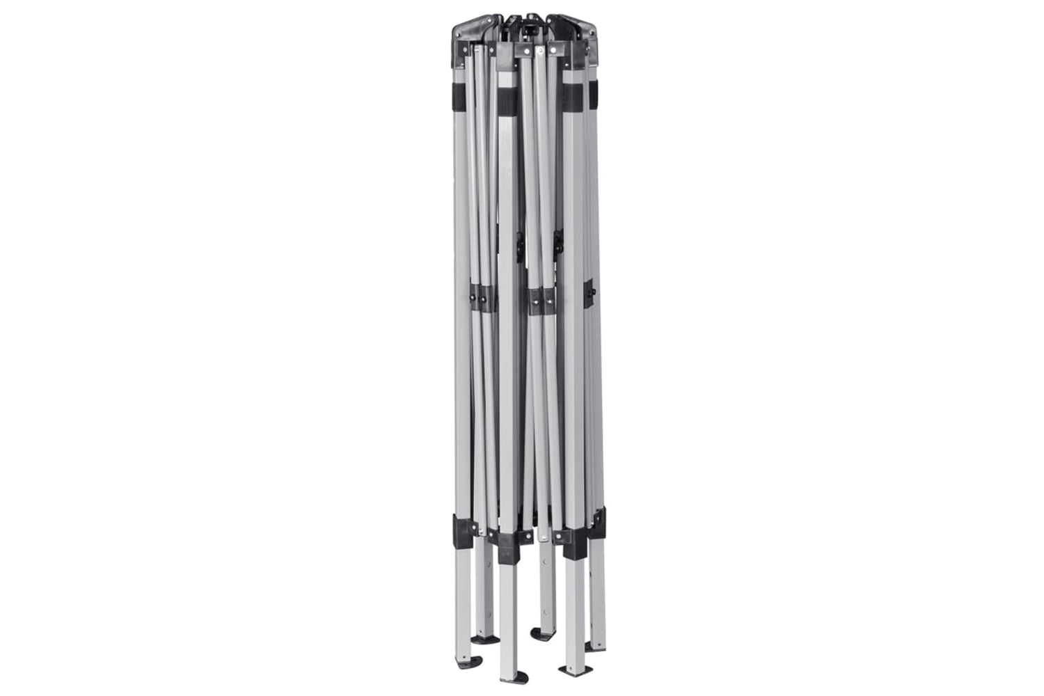 Vidaxl 42111 Hexagonal Pop-up Marquee With 6 Sidewalls Grey 3.6x3.1 M-9