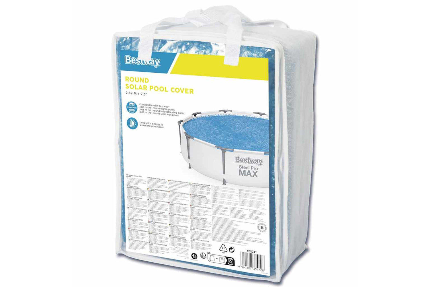 Bestway 92087 Solar Pool Cover Flowclear 305 Cm-2