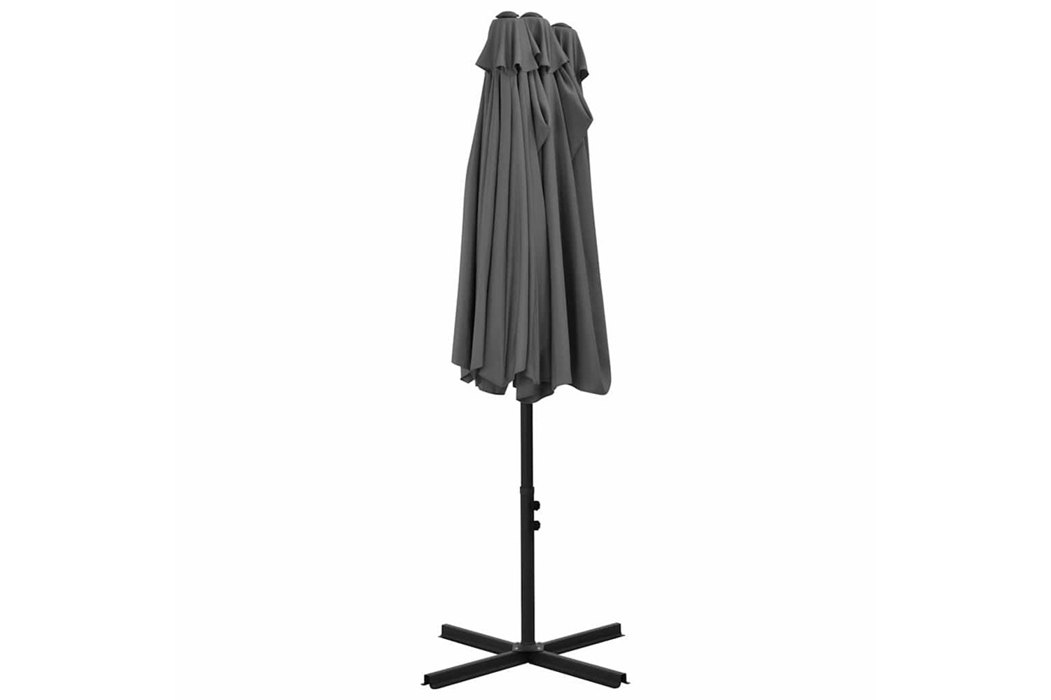 vidaXL 44869 Outdoor Parasol With Aluminium Pole 460x270cm Anthracite-5