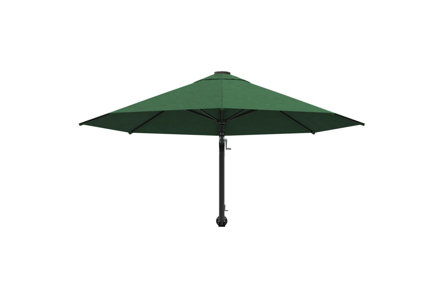 vidaXL Wall-mounted Parasol With Metal Pole 300cm Green-4