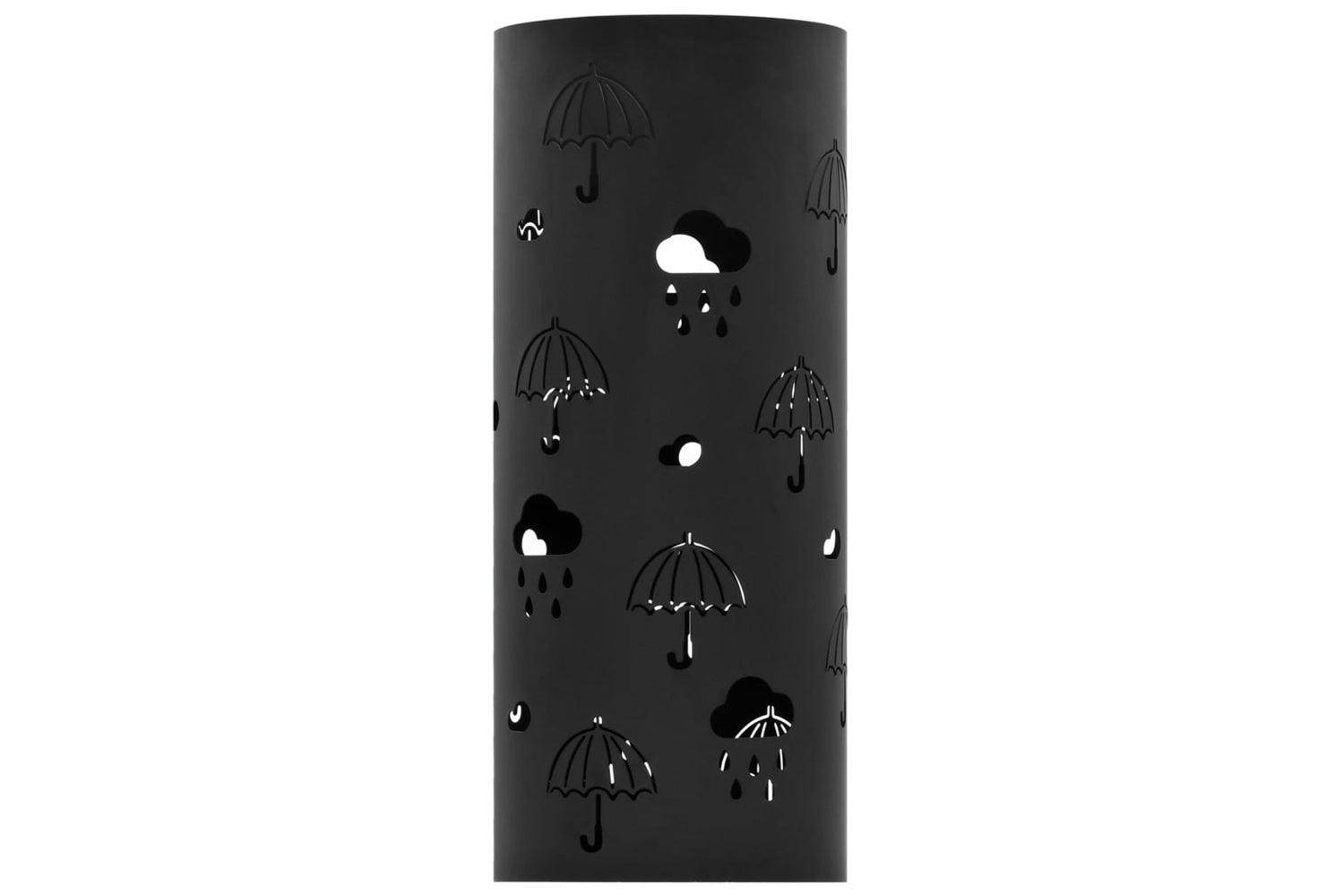Vidaxl 246804 Umbrella Stand Umbrellas Steel Black-2