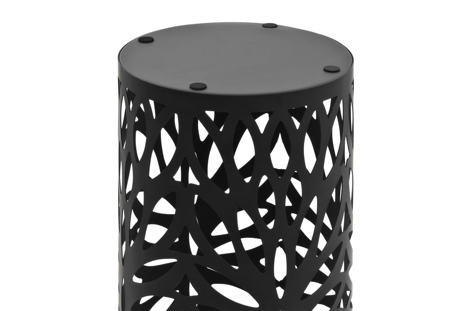 Vidaxl 246802 Umbrella Stand Leaves Steel Black-4