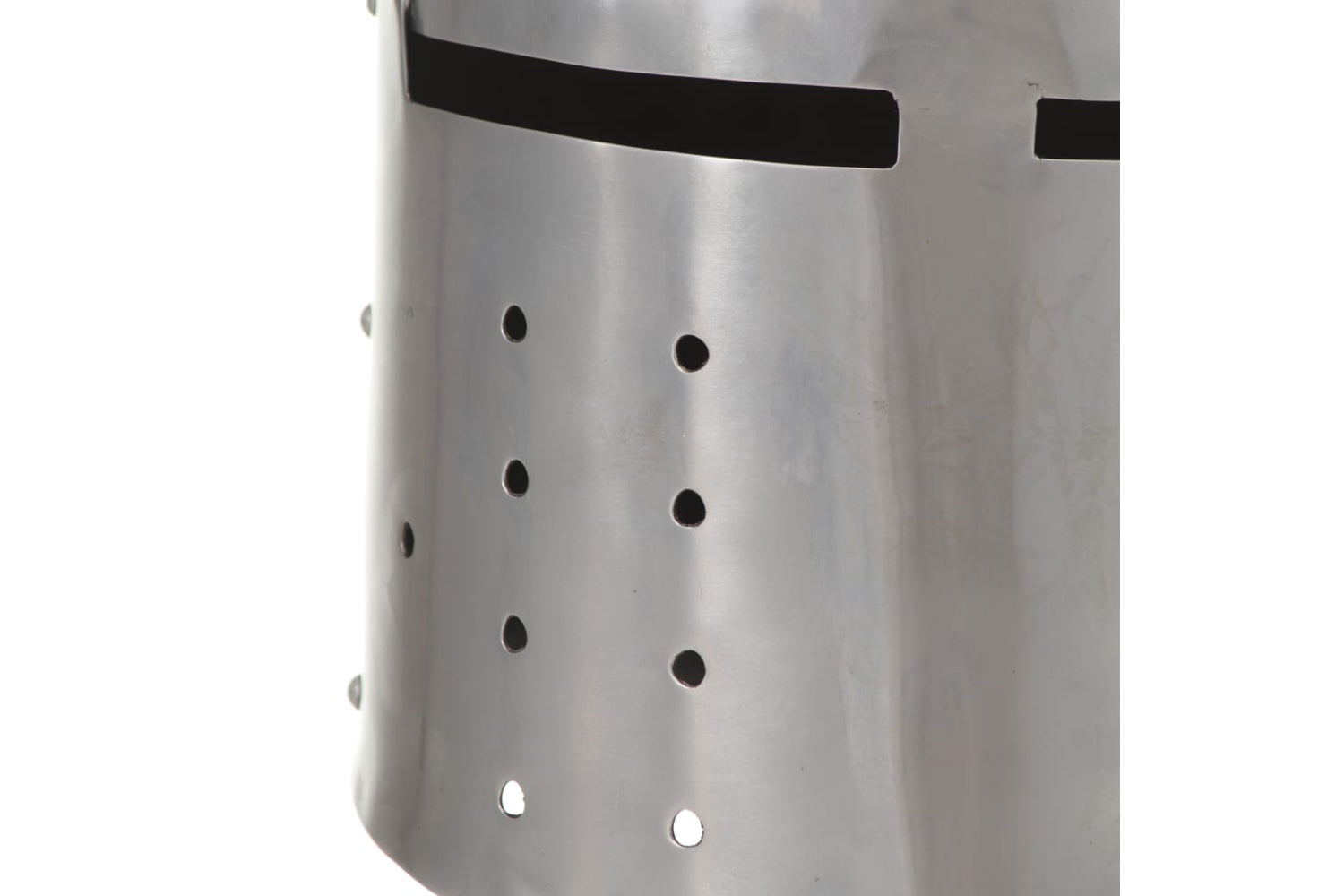 vidaXL 286117 Medieval Knight Helmet Antique Replica Larp Silver Steel-5