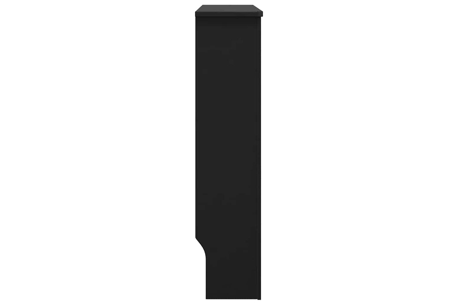 vidaXL Mdf Radiator Cover Black 78cm-4