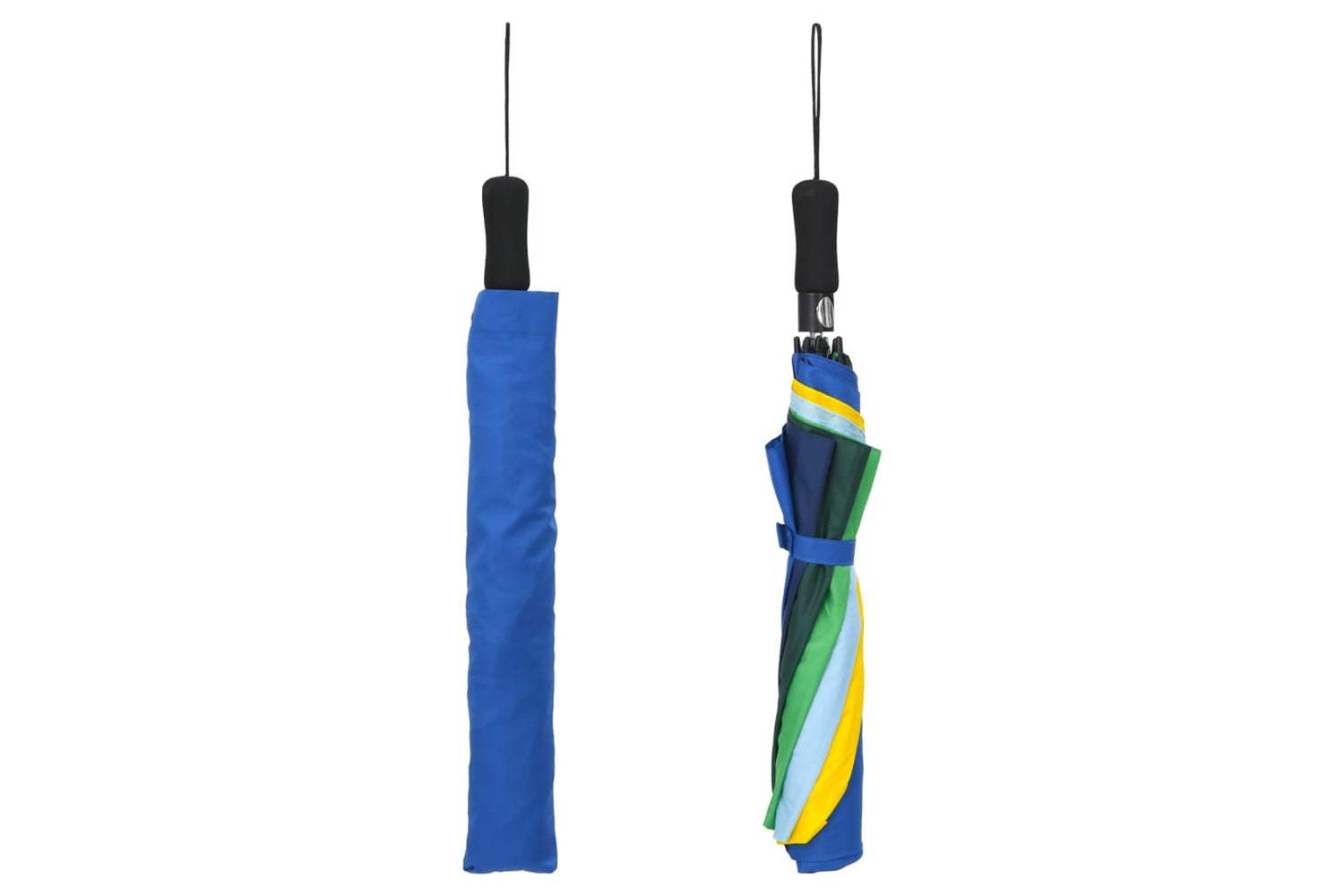 vidaXL 149143 Automatic Folding Umbrella Multicolour 124cm-4