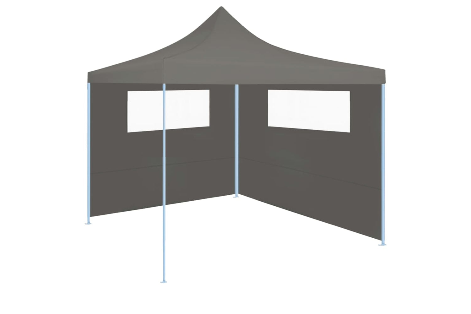 Vidaxl 3070415 Gazebo Sidewall With Windows 6x2 M Anthracite-2