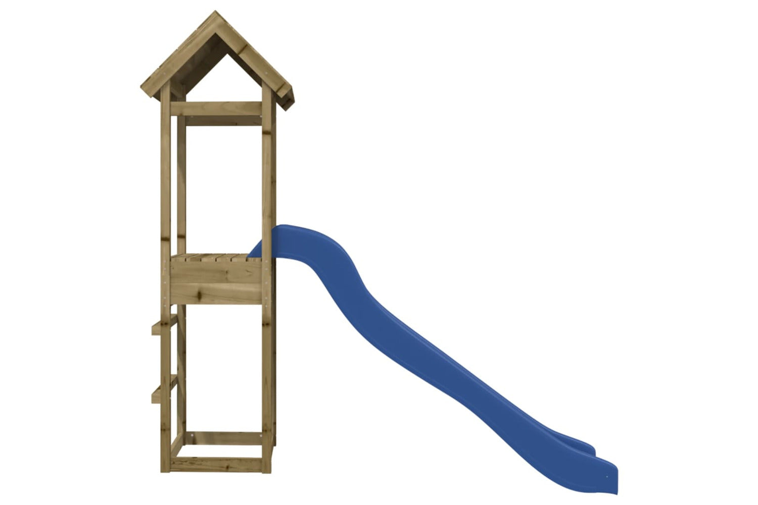 Vidaxl 3155854 Playhouse With Slide Impregnated Wood Pine-5