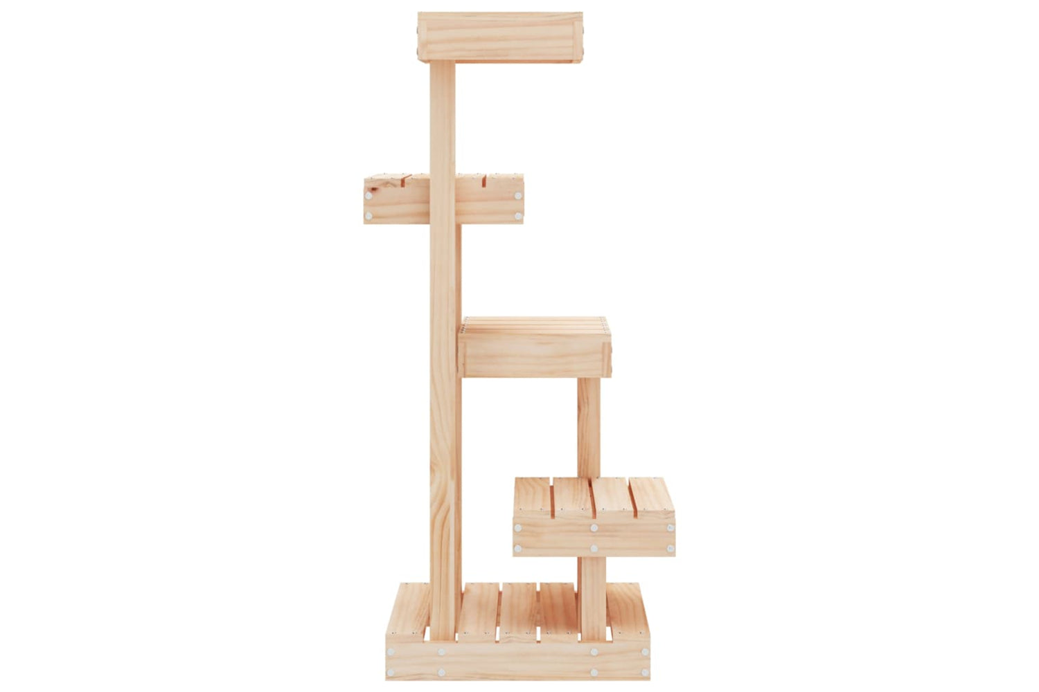 vidaXL 824648 Cat Tree 45.5x49x103cm Solid Wood Pine-4