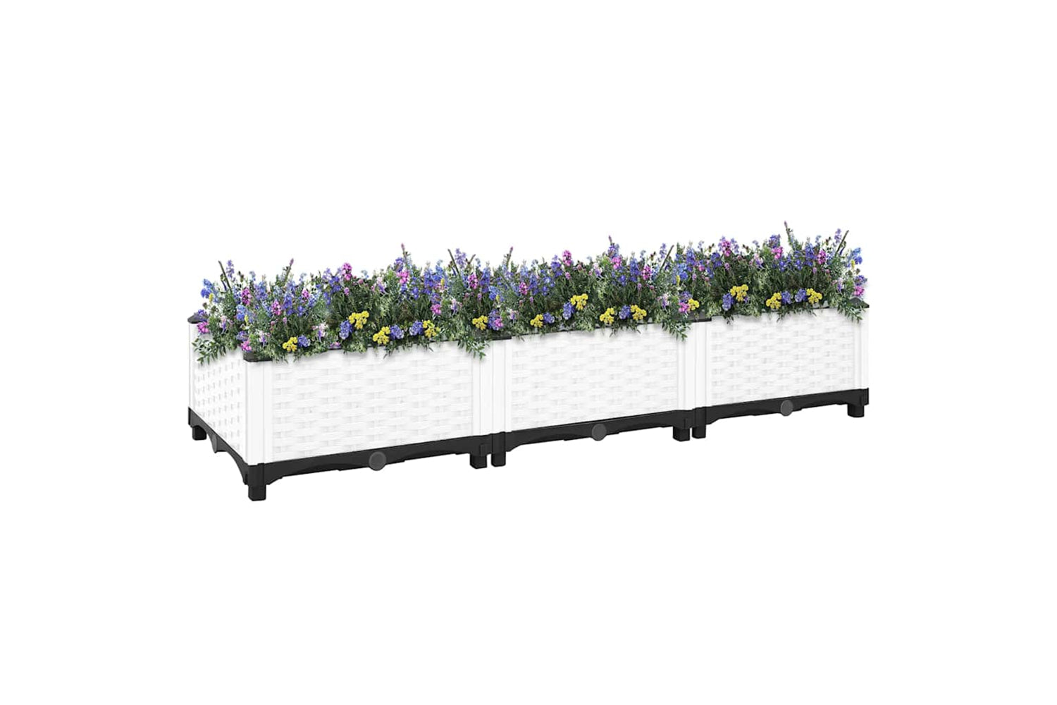 vidaXL Raised Bed 120x40x23cm Polypropylene-2