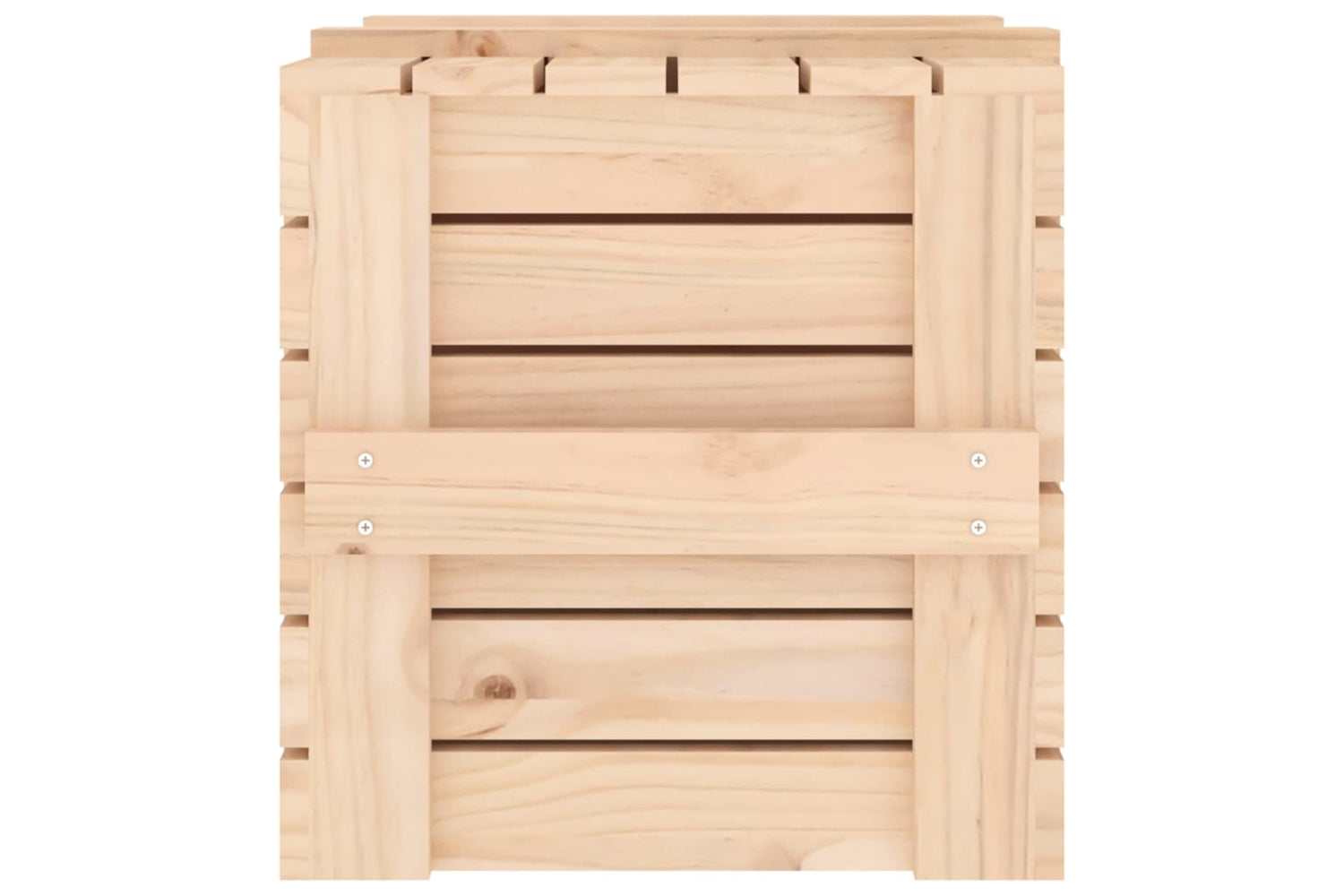 vidaXL 824993 Storage Box 58x40.5x42cm Solid Wood Pine-7