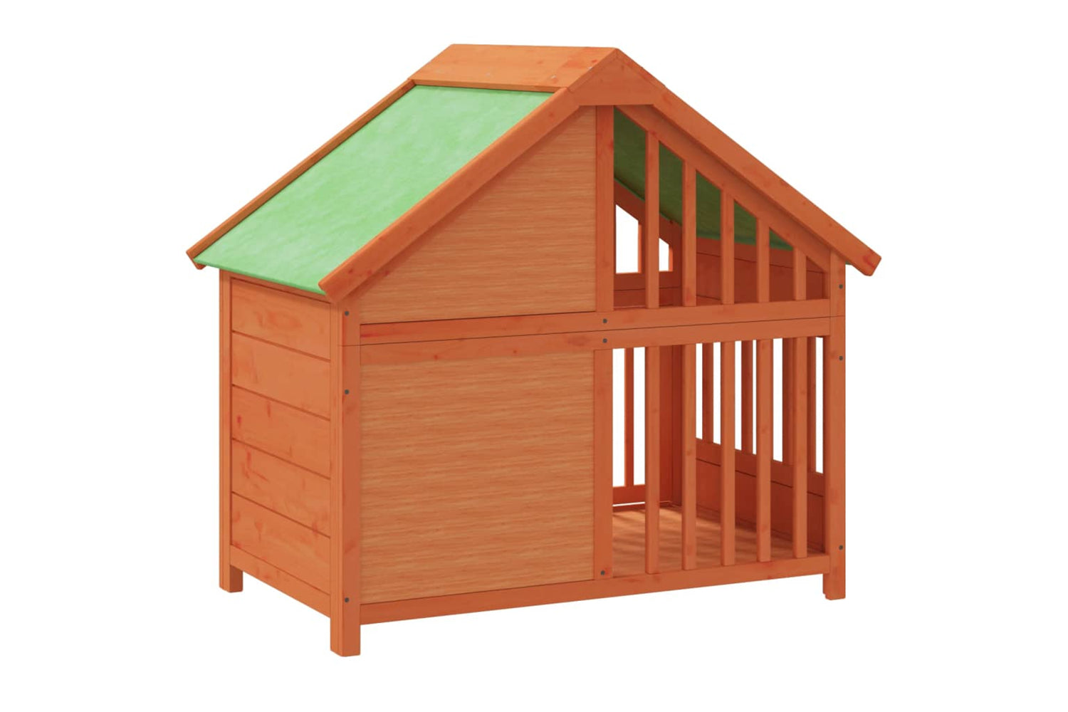 vidaXL 172267 Dog Kennel Brown 96x60.5x87cm Solid Wood Pine-5