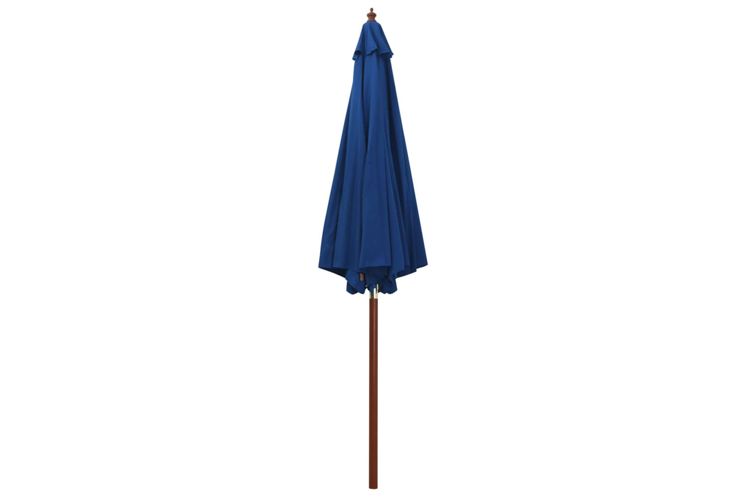 vidaXL 47125 Parasol With Wooden Pole 300x258cm Blue-5