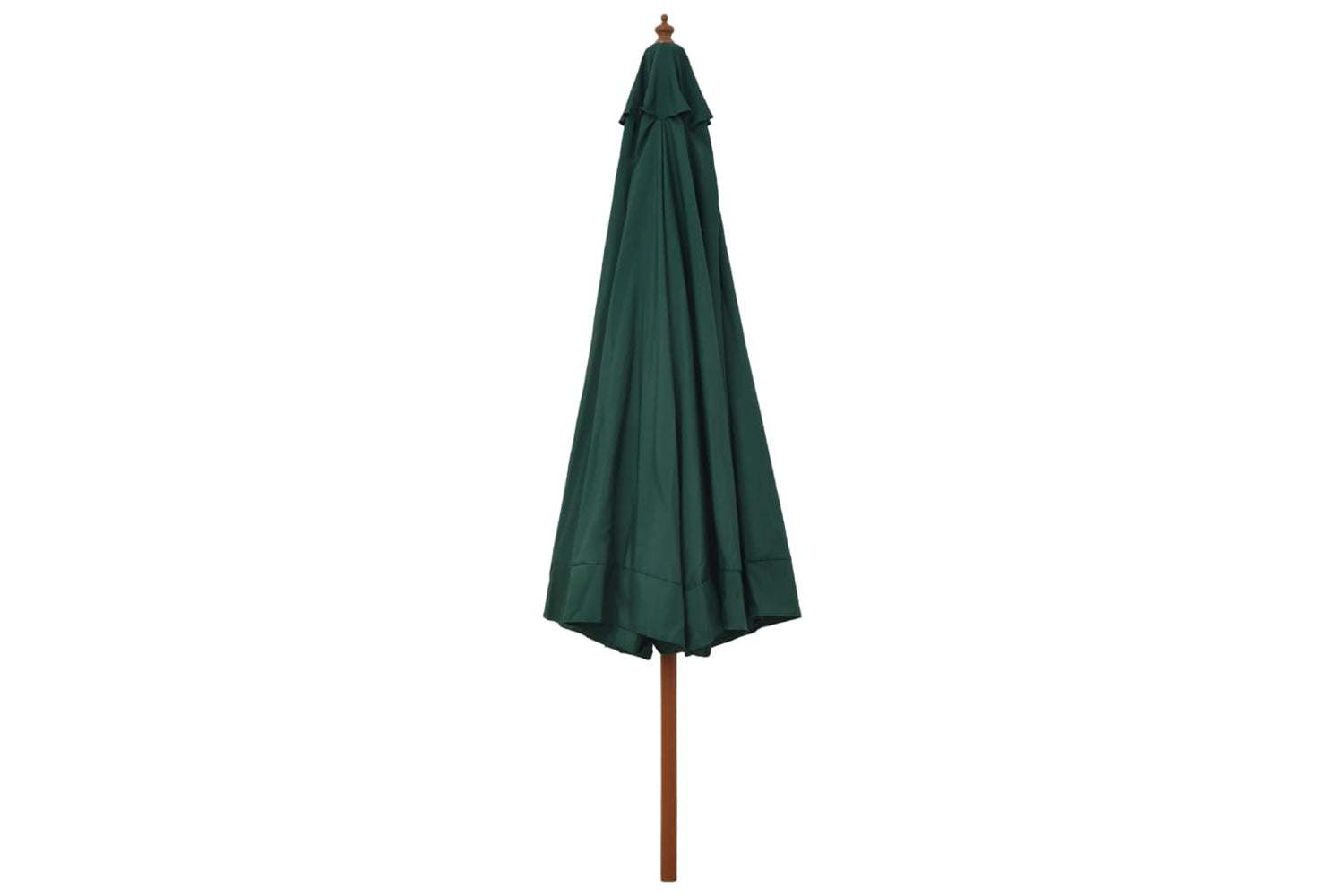 vidaXL 47213 Outdoor Parasol With Wooden Pole 330cm Green-3