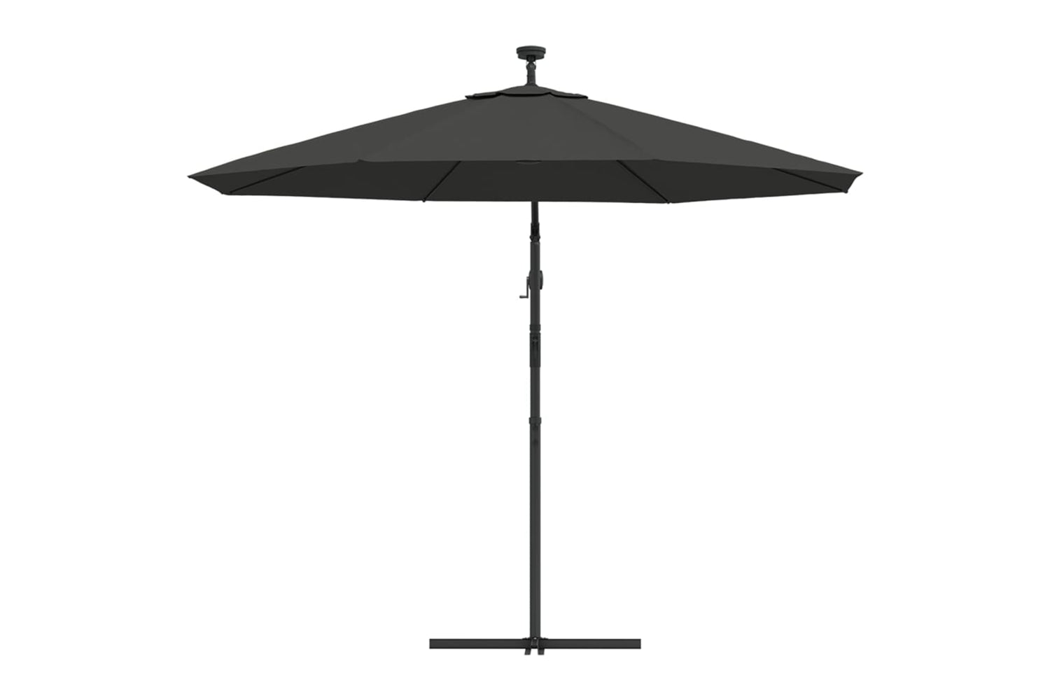 Vidaxl 44521 Cantilever Umbrella Led Lights And Steel Pole 300cm Anthracite-6