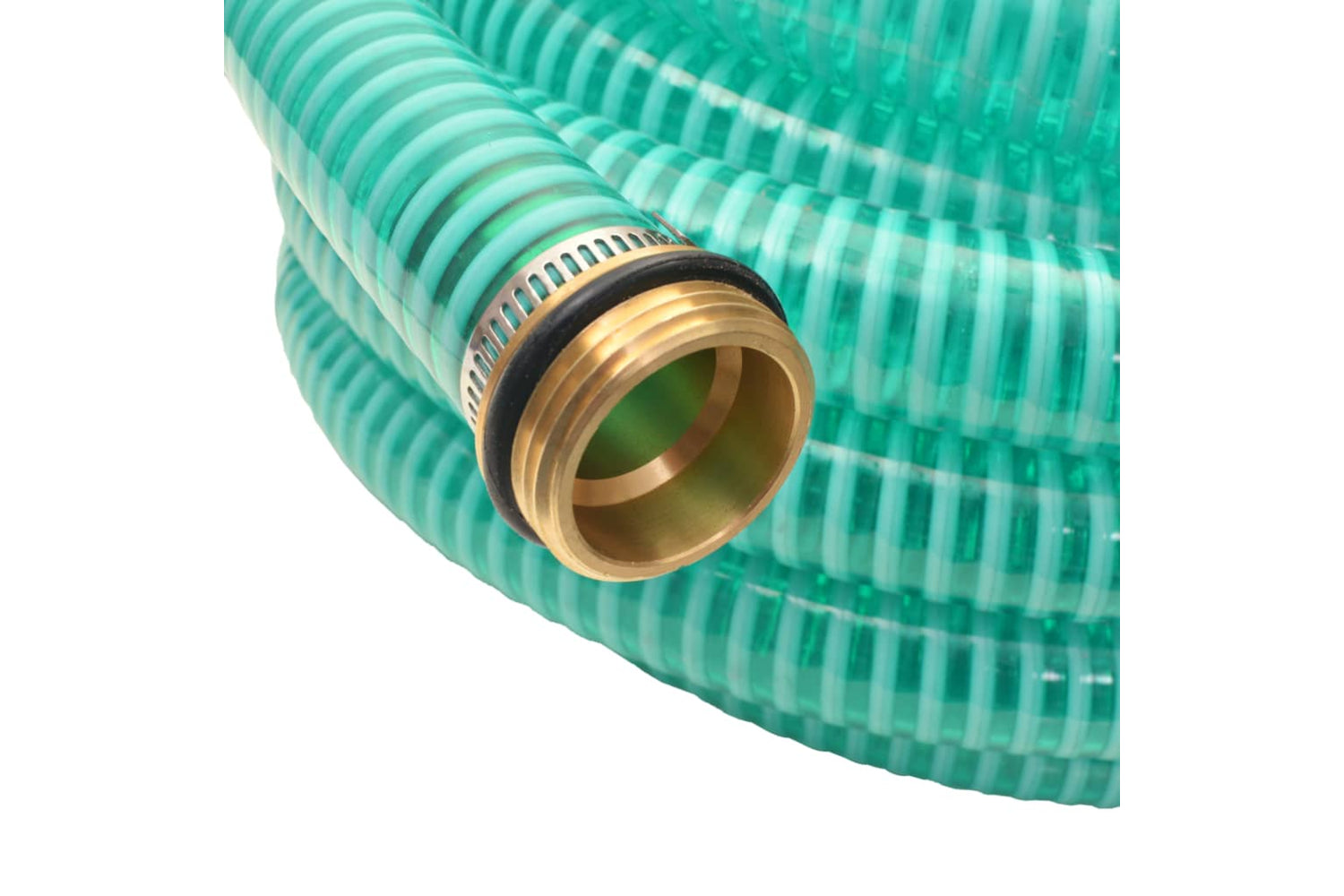 vidaXL 142885 Suction Hose With Brass Connectors 7 M 25mm Green-3