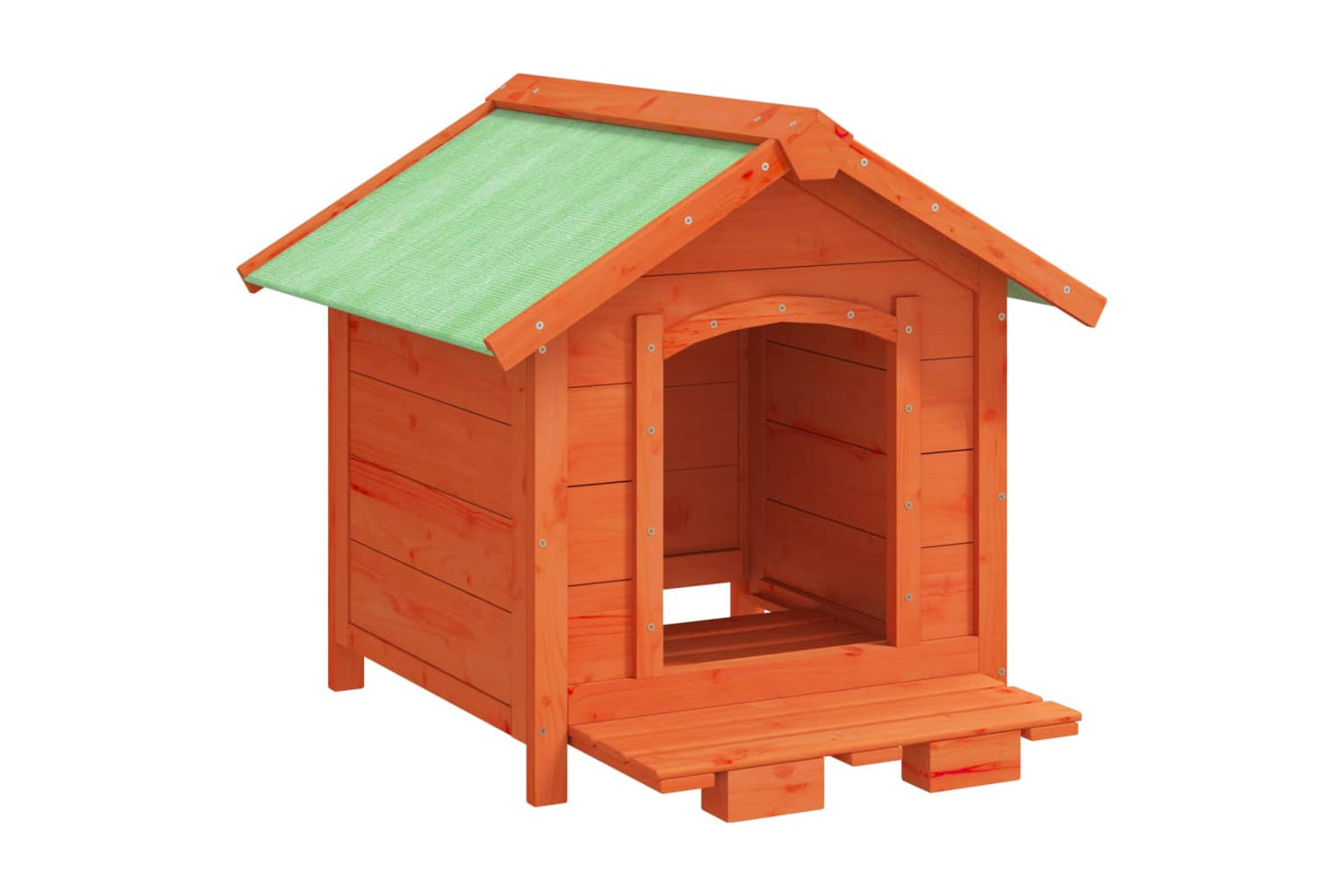 vidaXL 172273 Dog Kennel Brown 65x65x61.5cm Solid Wood Pine-3