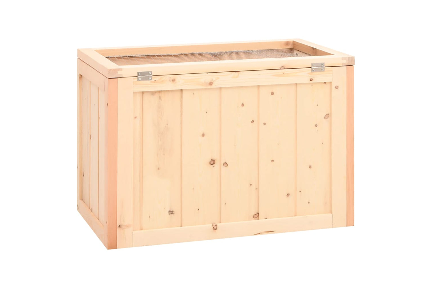vidaXL 172378 Hamster Cage 60x35.5x42cm Solid Wood Fir-6