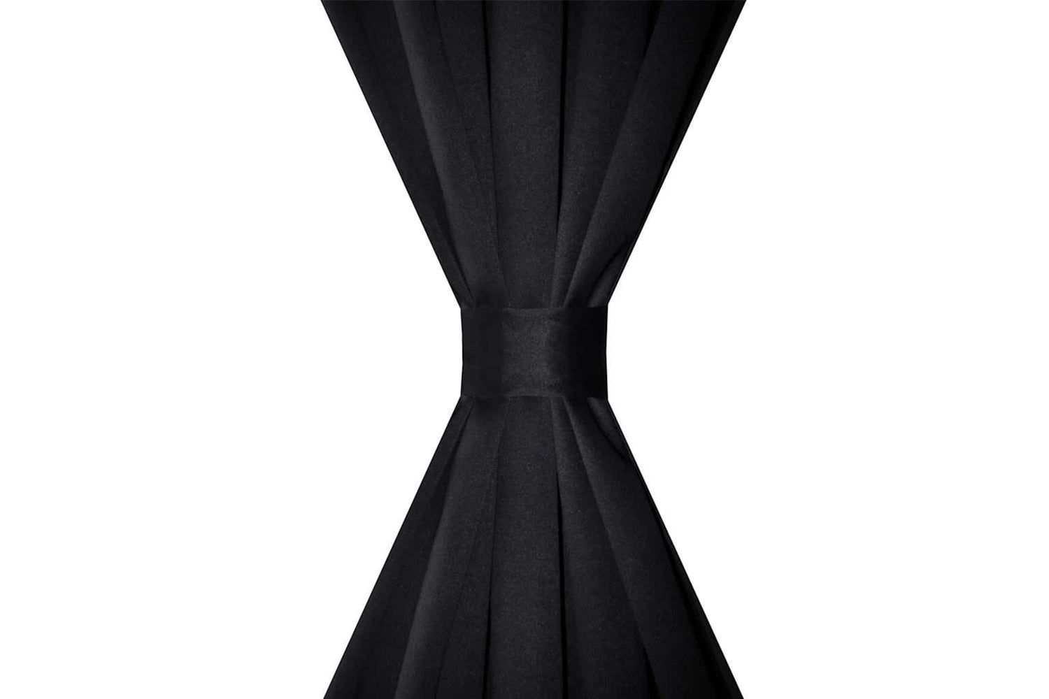 vidaXL 130370 2 Pcs Black Slot-headed Blackout Curtains 135 X 245cm-3