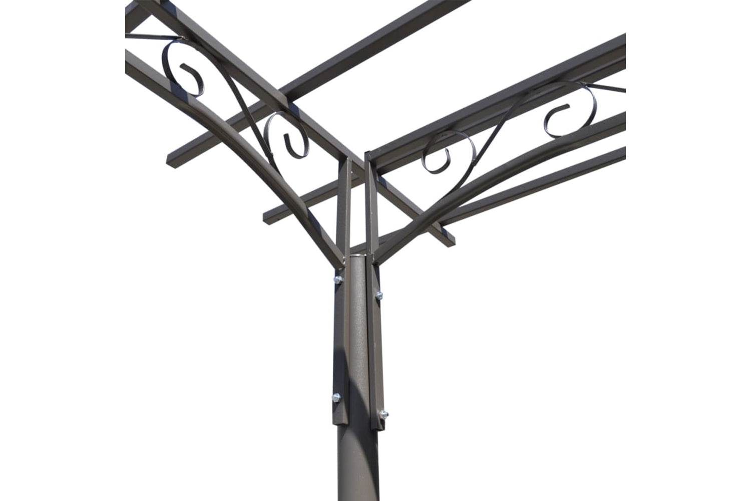 Vidaxl Rose Arch Garden Arbor Steel Garden Decoration-3