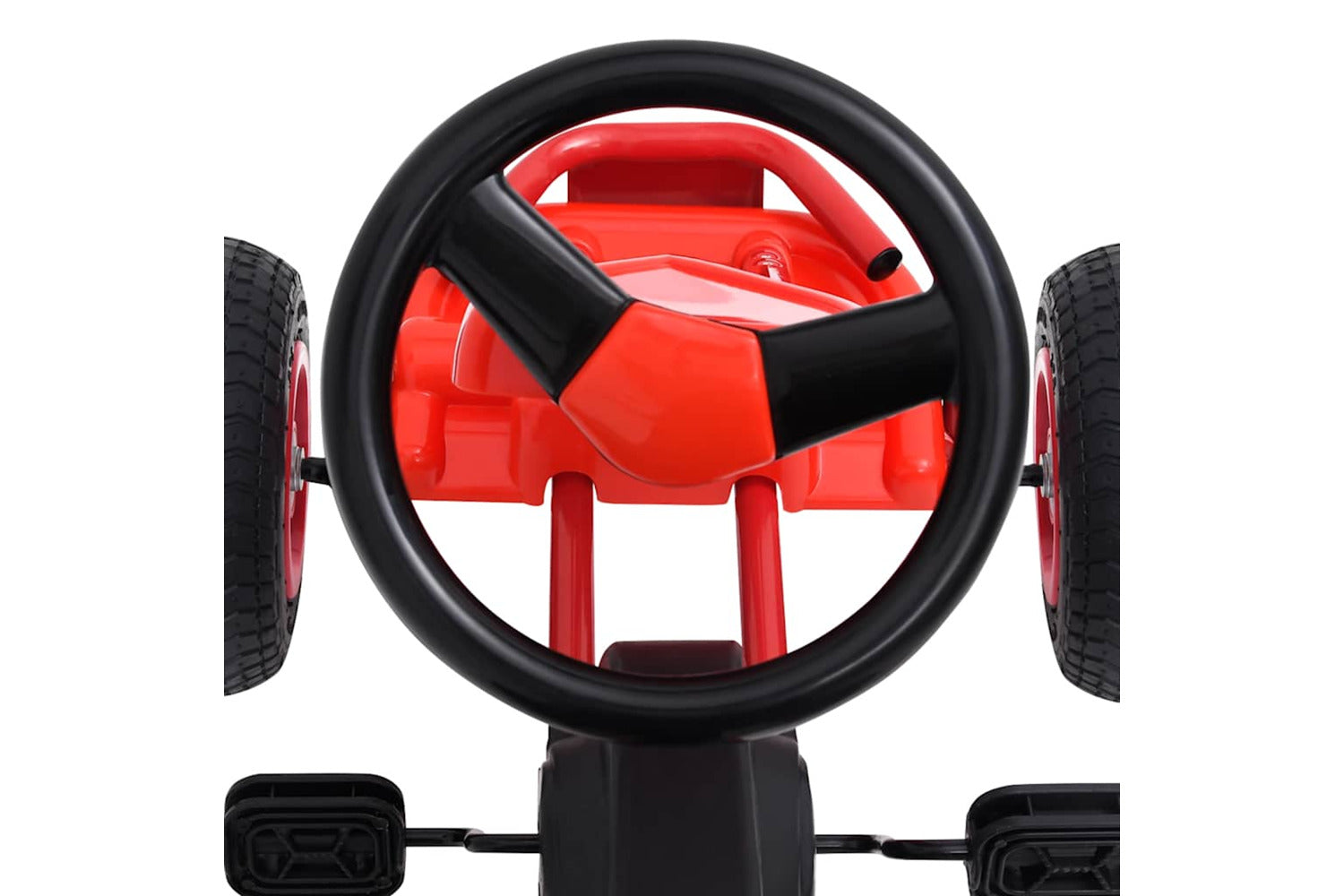 Vidaxl Pedal Go-kart With Pneumatic Tyres | Red-5