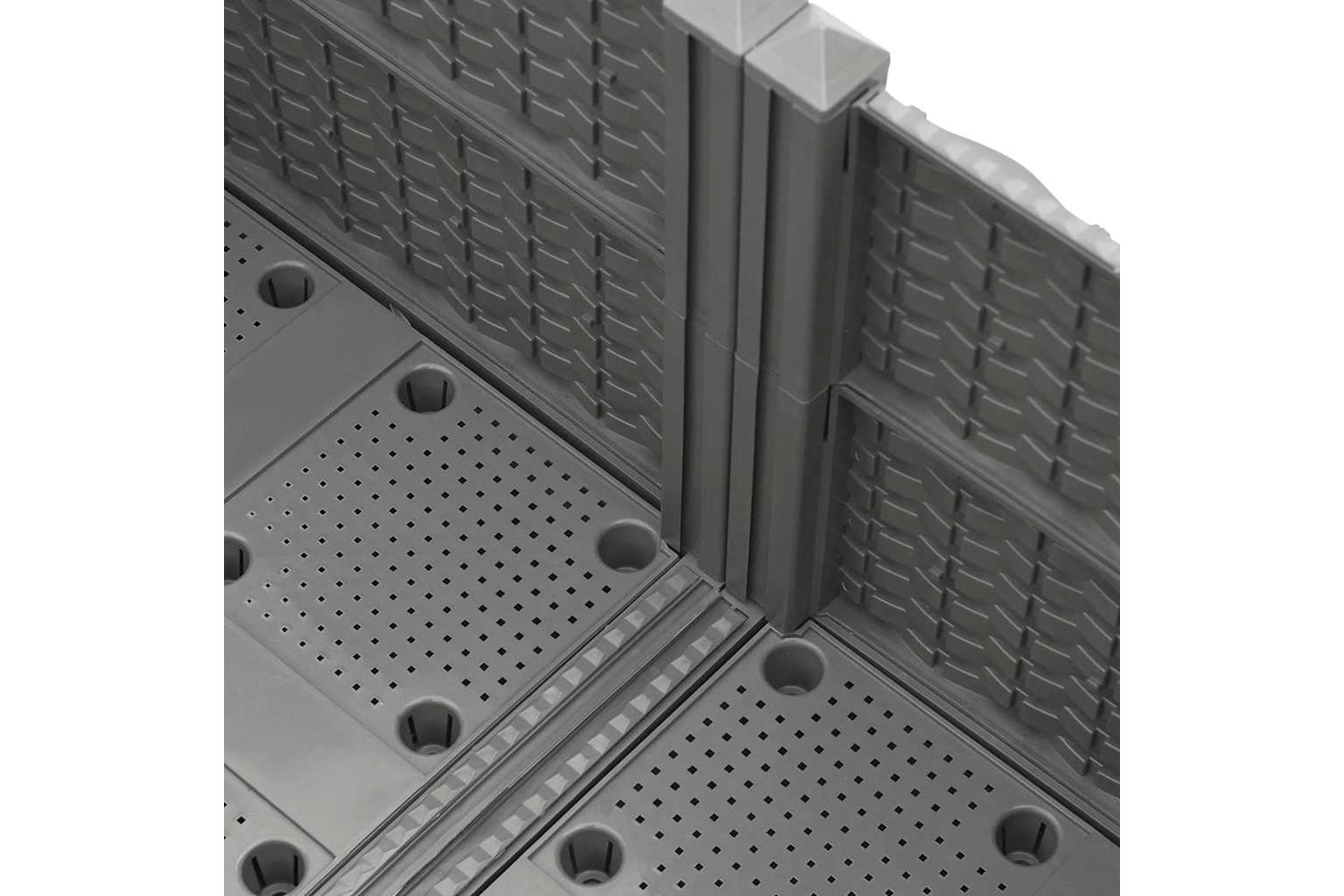 vidaXL Raised Bed 80x80x38cm Polypropylene-5
