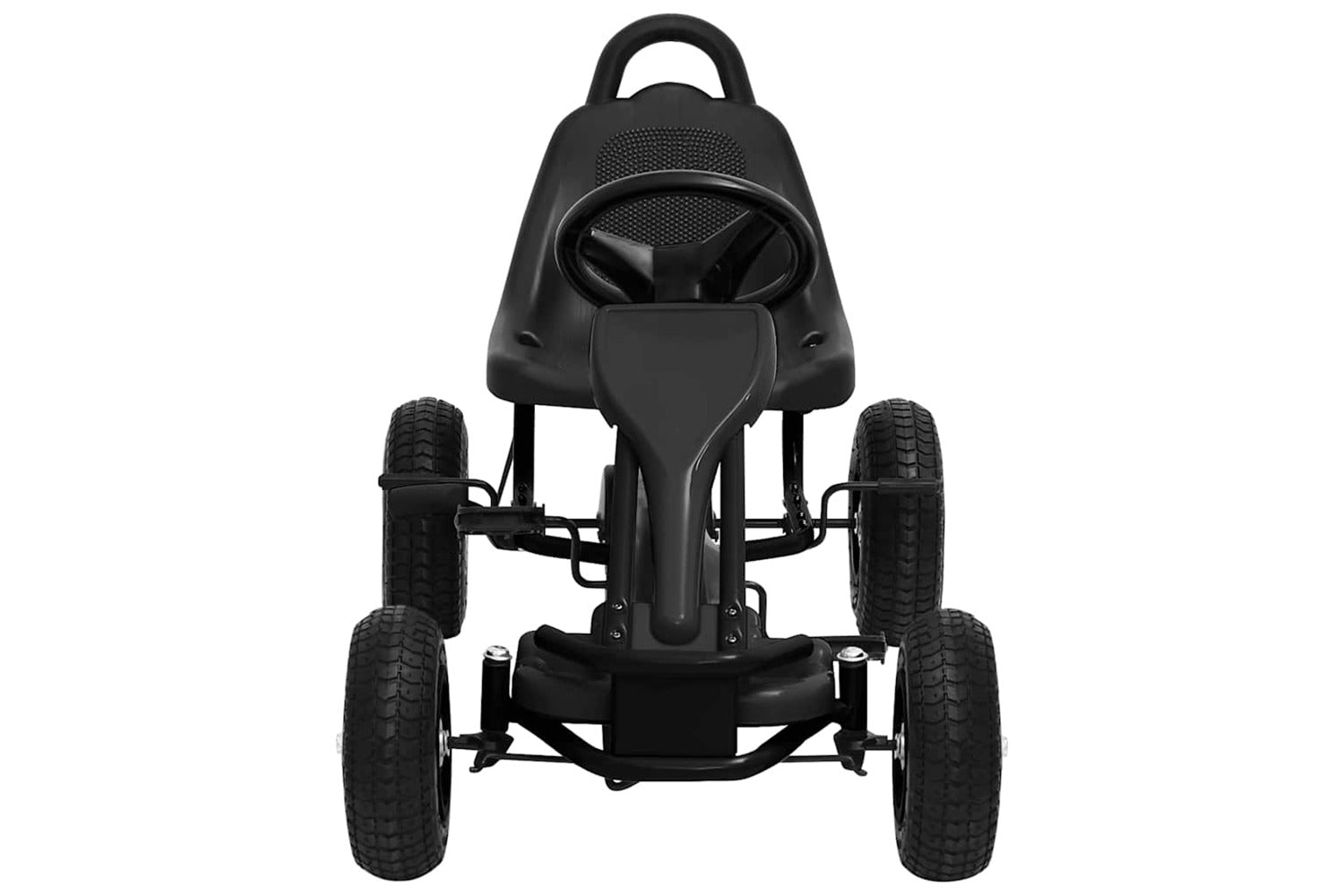 Vidaxl Pedal Go-kart With Pneumatic Tyres | Black-3