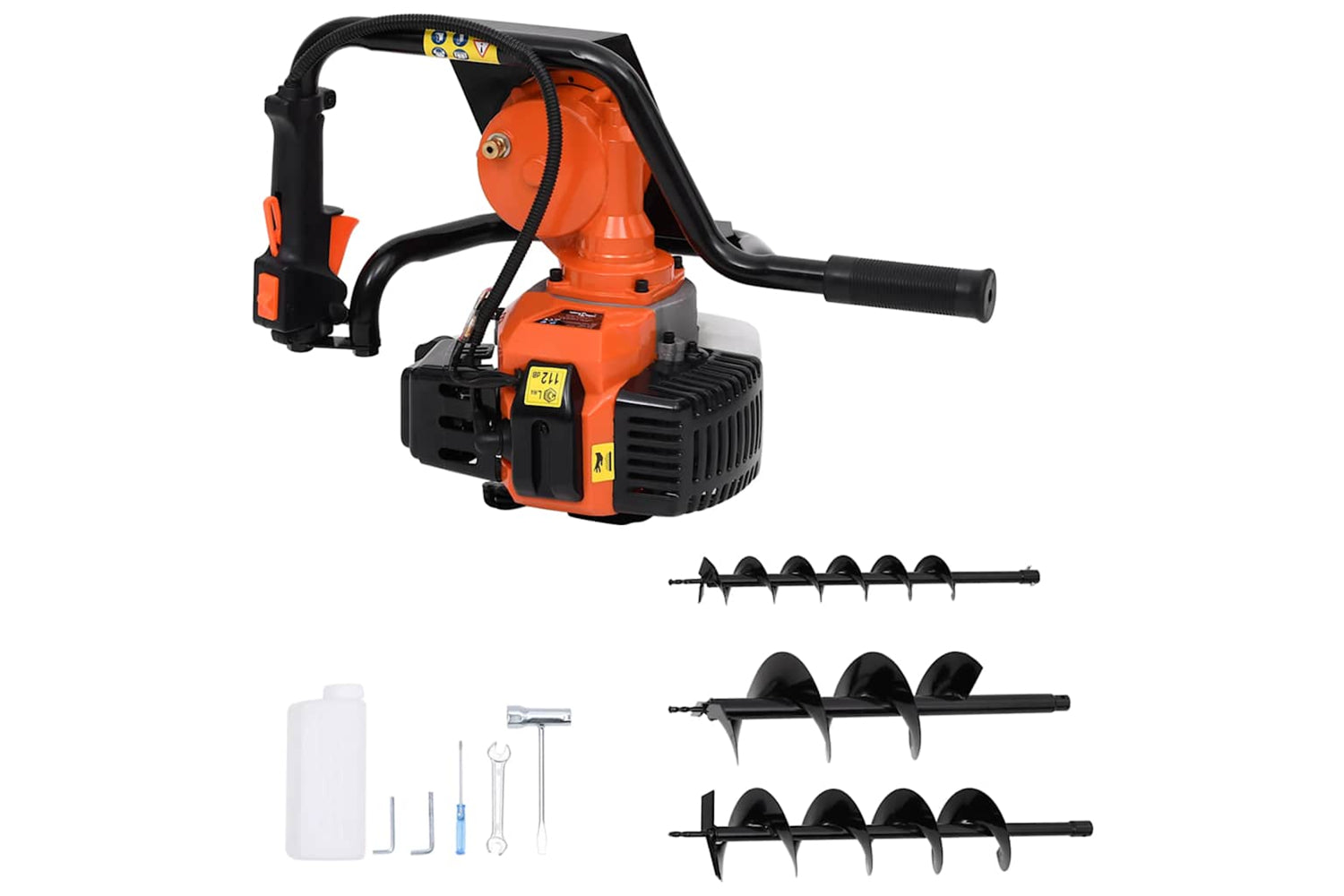 Vidaxl Auger Ground Drill Orange-3