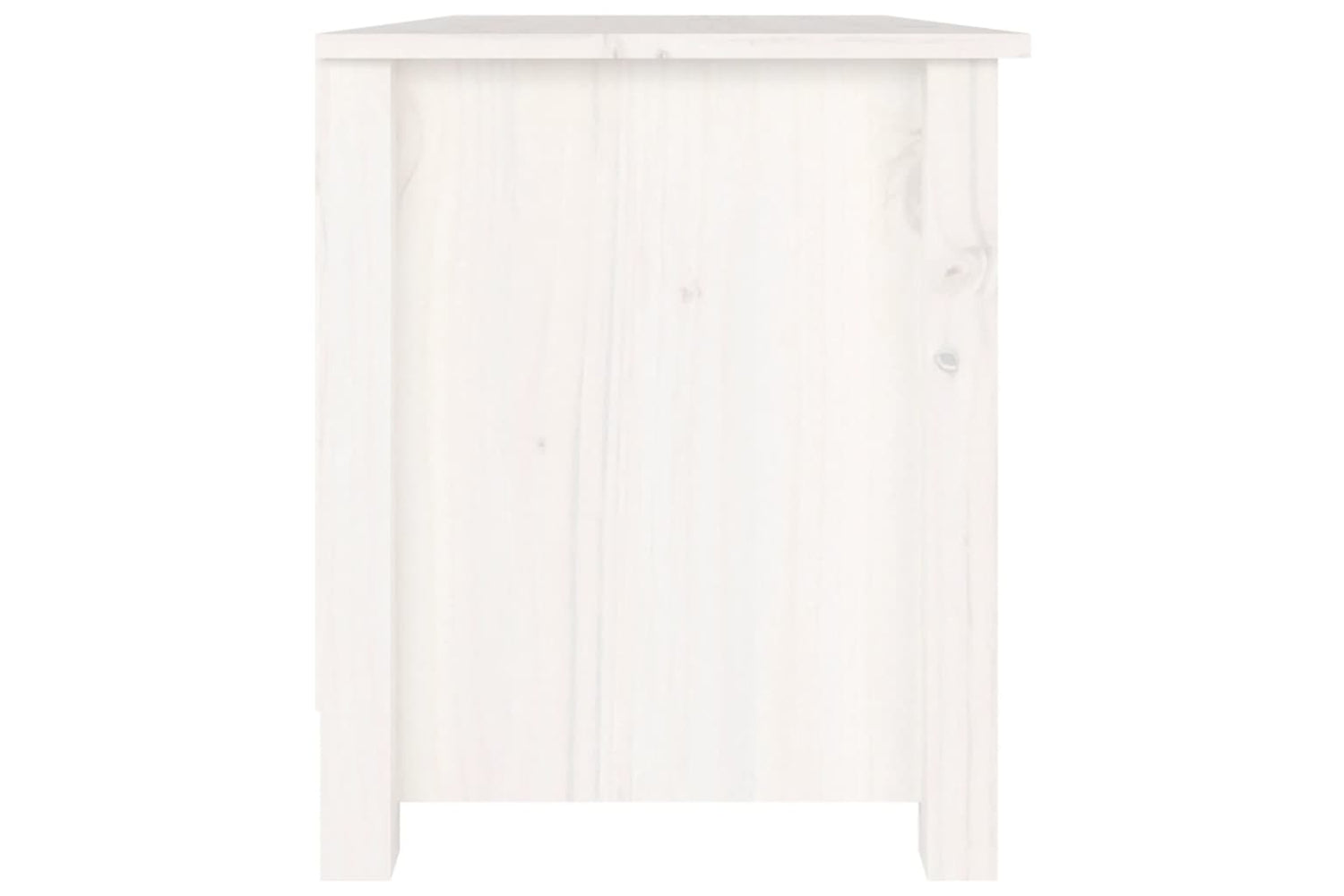 vidaXL 813770 Shoe Bench White 70x38x45.5cm Solid Wood Pine-3