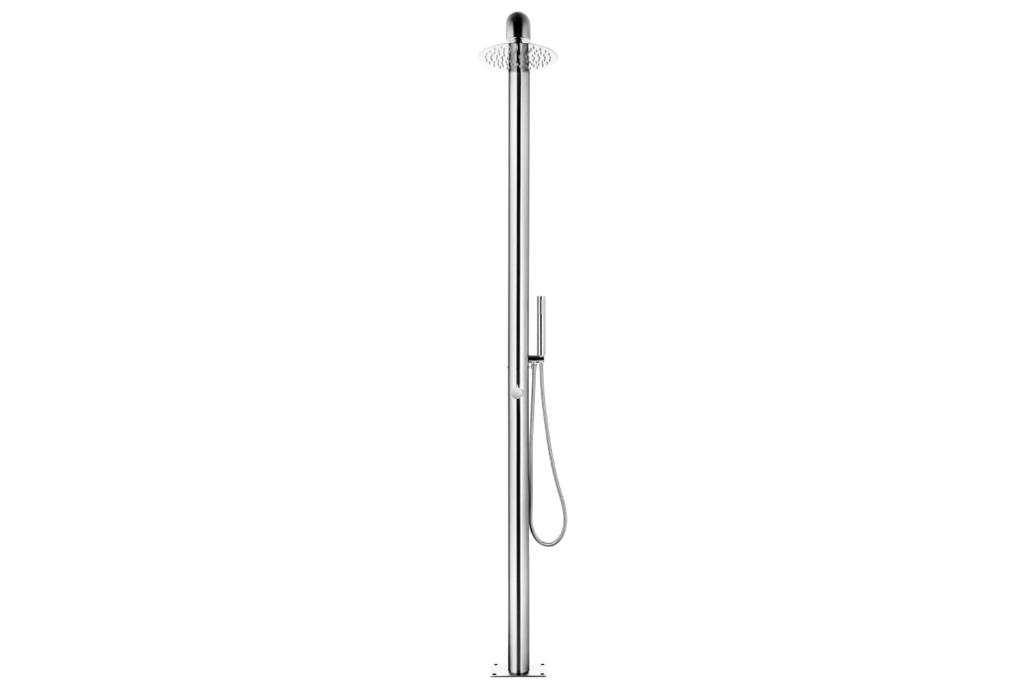 vidaXL 315941 Garden Shower 225cm Stainless Steel-3