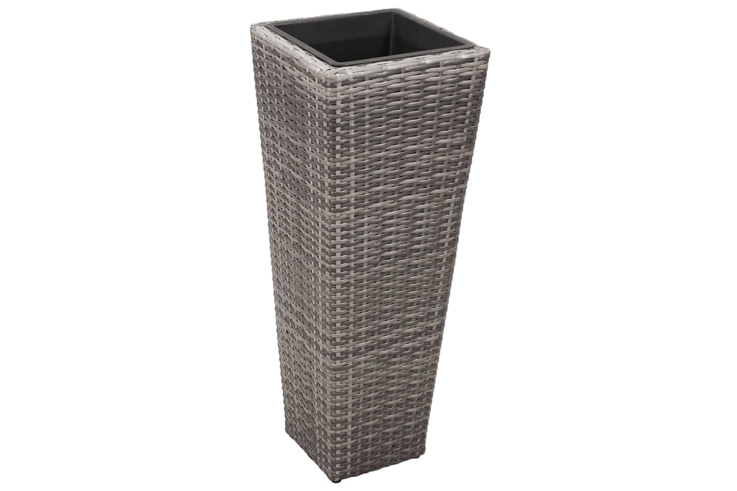 Vidaxl 45424 Garden Raised Beds 3 Pcs Poly Rattan Grey-3