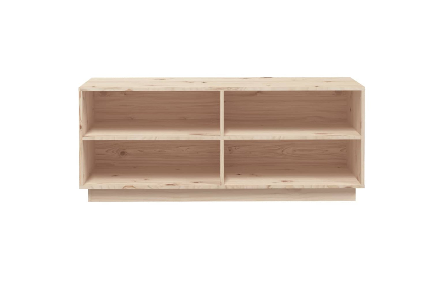 vidaXL 813540 Shoe Cabinet 110x34x45cm Solid Wood Pine-4