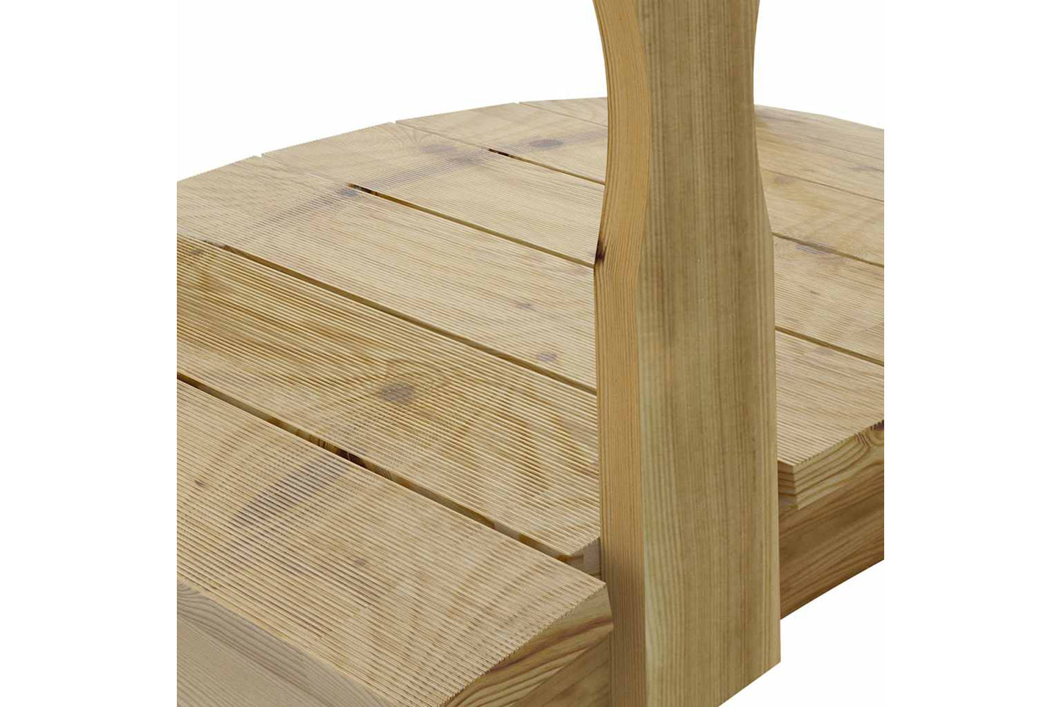 Vidaxl 318204 Garden Bridge With Rail Impregnated Solid Wood Pine-4