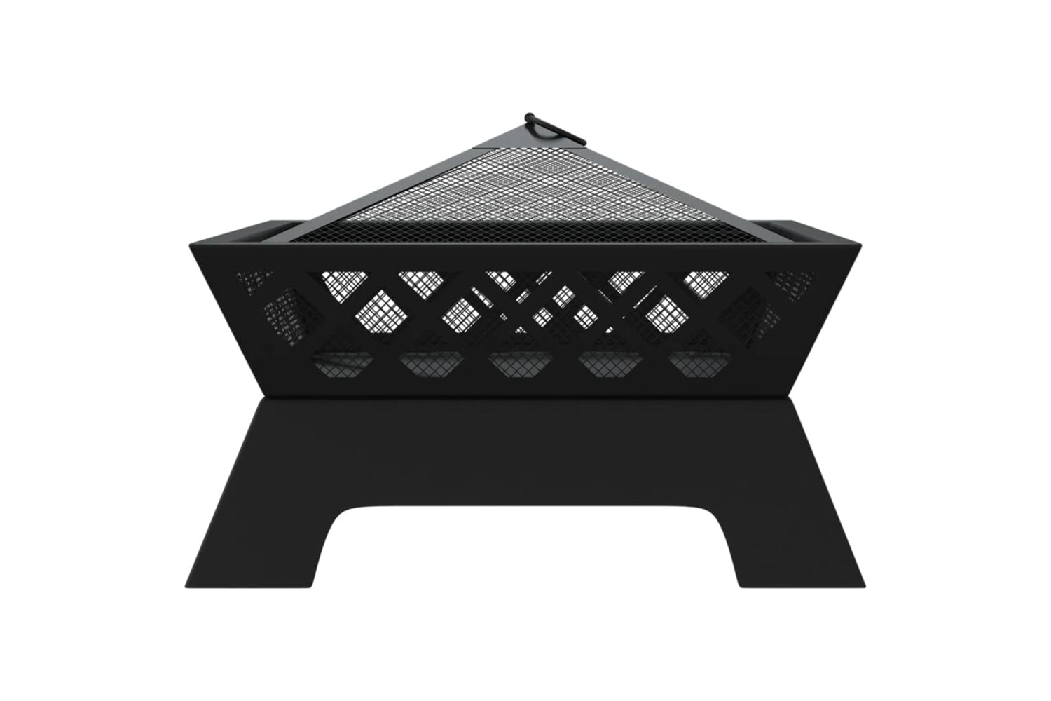 vidaXL 360066 Fire Pit With Poker 50cm Xxl Steel-3