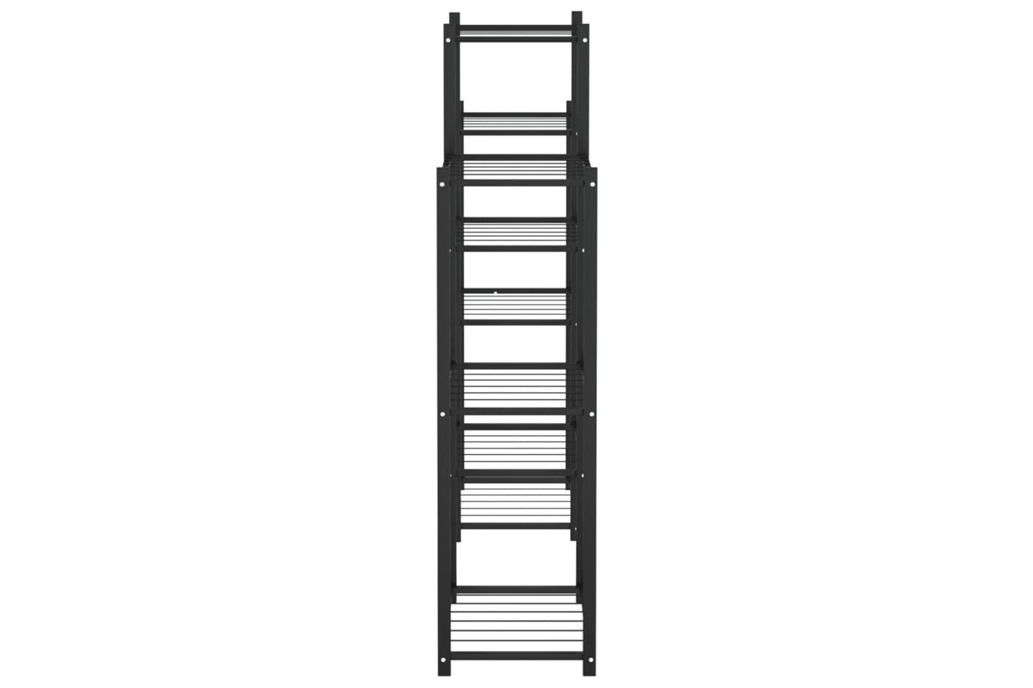 vidaXL 343123 Flower Stand 83x25x100cm Black Iron-3