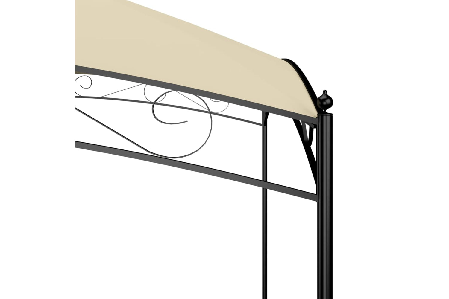 Vidaxl 313909 Gazebo 3x4x2.65 M Cream 180 G/mâ²-4